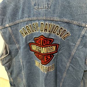 Harley Davidson Jean Vest Men’s XXL